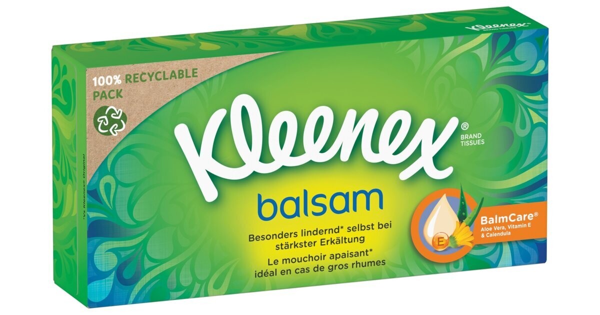 Kleenex Balsam Box 60pce