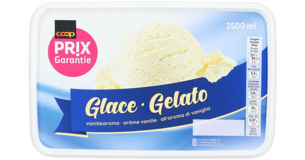 Glace à la vanille