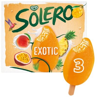 Bâtonnets de glace Solero exotique 3 pièces 270ml