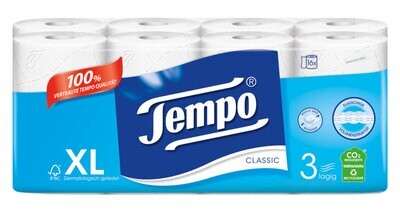 3-Plis blanc TEMPO 16RLX
