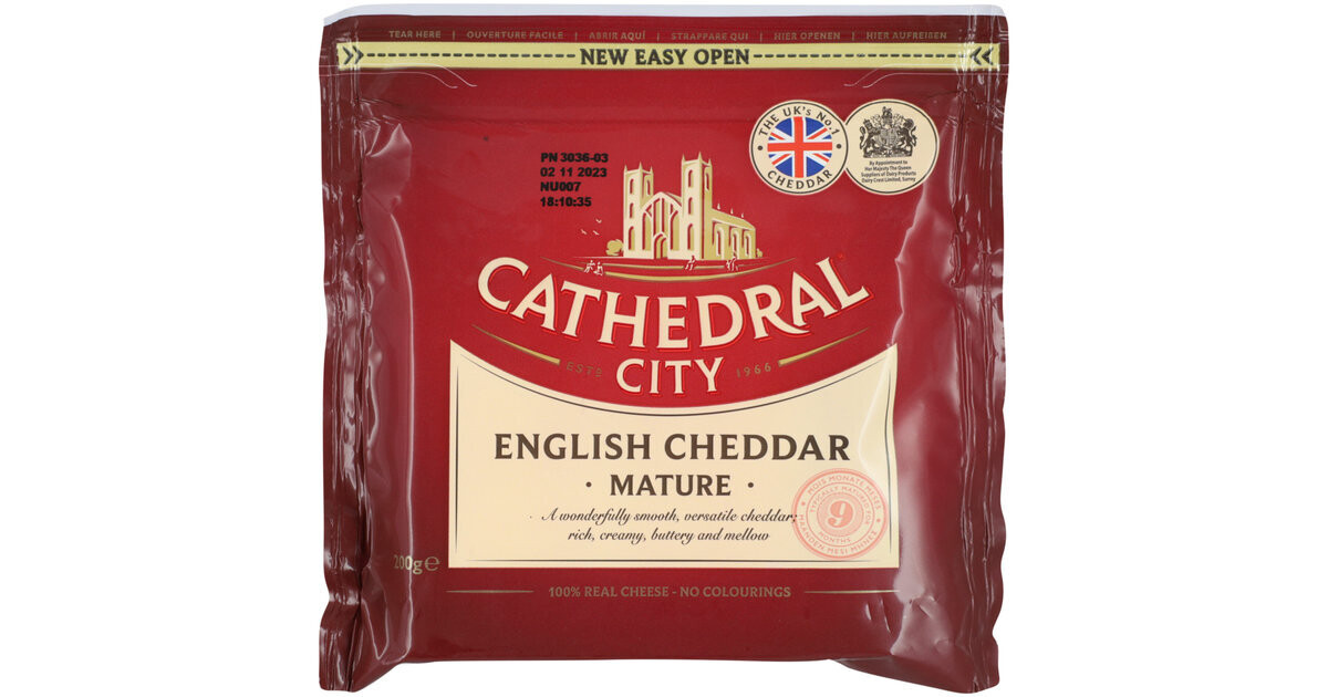 Cathédral City Cheddar Mature 1x200g