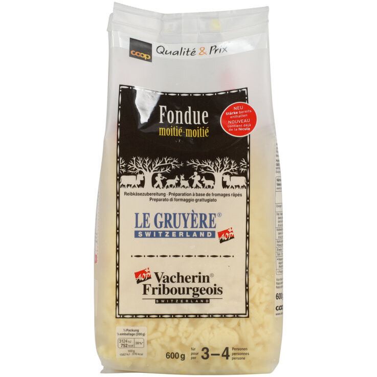Mélange Fondue Moitié-Moitié 1x600g