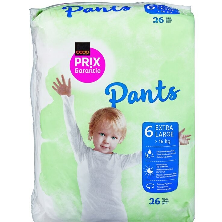 Baby Pants 6 XL 26ST 14-22kg ,18 pack