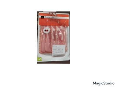 Bacon de Veau env 80g