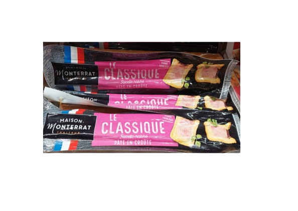 Monterrat Pâté en croute Apéri croq 450g