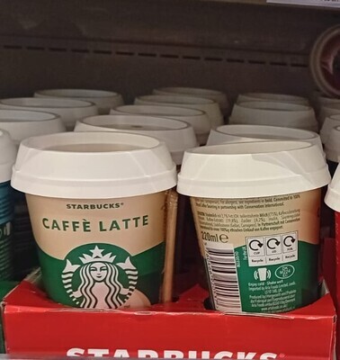 Starbucks Fairtrade Café Latte 1x220ml