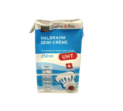HALBRAHM Demi-cadre UHT IP-Suisse 250ml