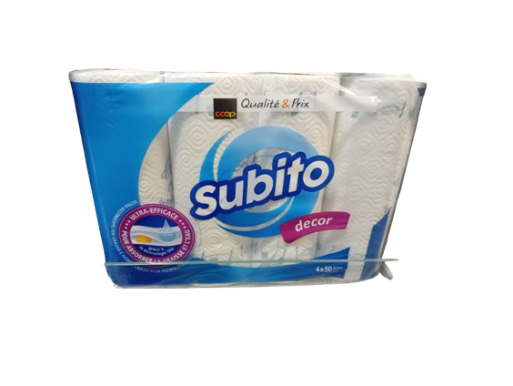 Subito Essuie-tout décor 4 rouleaux