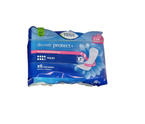 Tena Discreet Serviettes hygiéniques Maxi 6 pièces