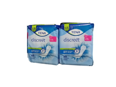 Tena Discreet Serviettes hygiéniques Extra Plus 8 pièces