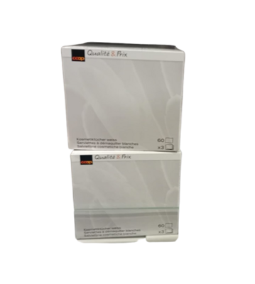 Serviettes à démaquiller Well Design FSC 90 pièces