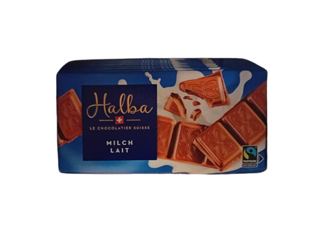 Plaque de chocolat Halba Lait 100g