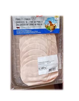Saucisse de Lyon poulet 140g