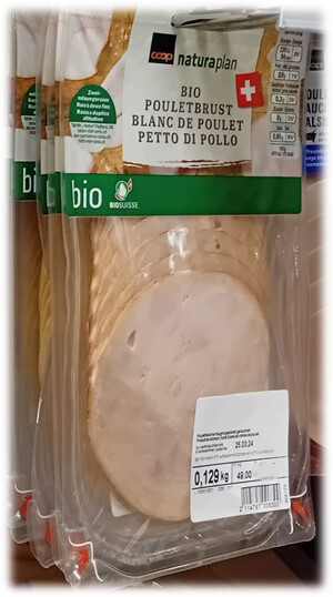 Blanc de poulet bio  env. 120g