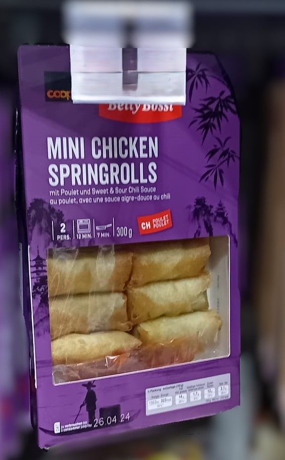 Betty Bossi Chicken Springrolls 300g