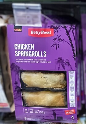 Betty Bossi Chicken Springrolls 240g