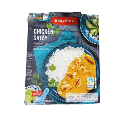 Betty Bossi MH Chiken Satay + riz 400g