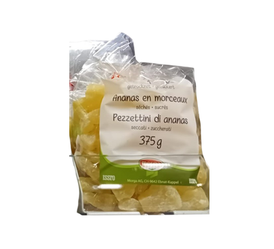 Issro Morceaux d&#39;ananas Gezuckert 375g