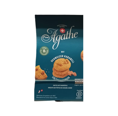Tante Agathe Biscuits aux pépites de caramel 120g