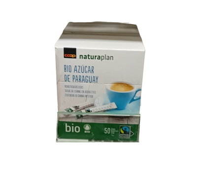 Bio Buchettes Sucre Brut de Canne 50stk
