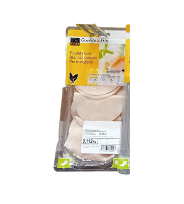 Poitrines de poulet en tranches extra fines env. 100g
