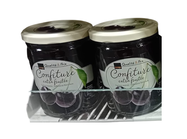 Confiture aux cerises noires 460g