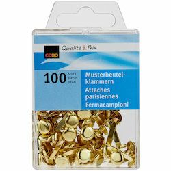 Attaches parisiennes 17mm 100 pièces