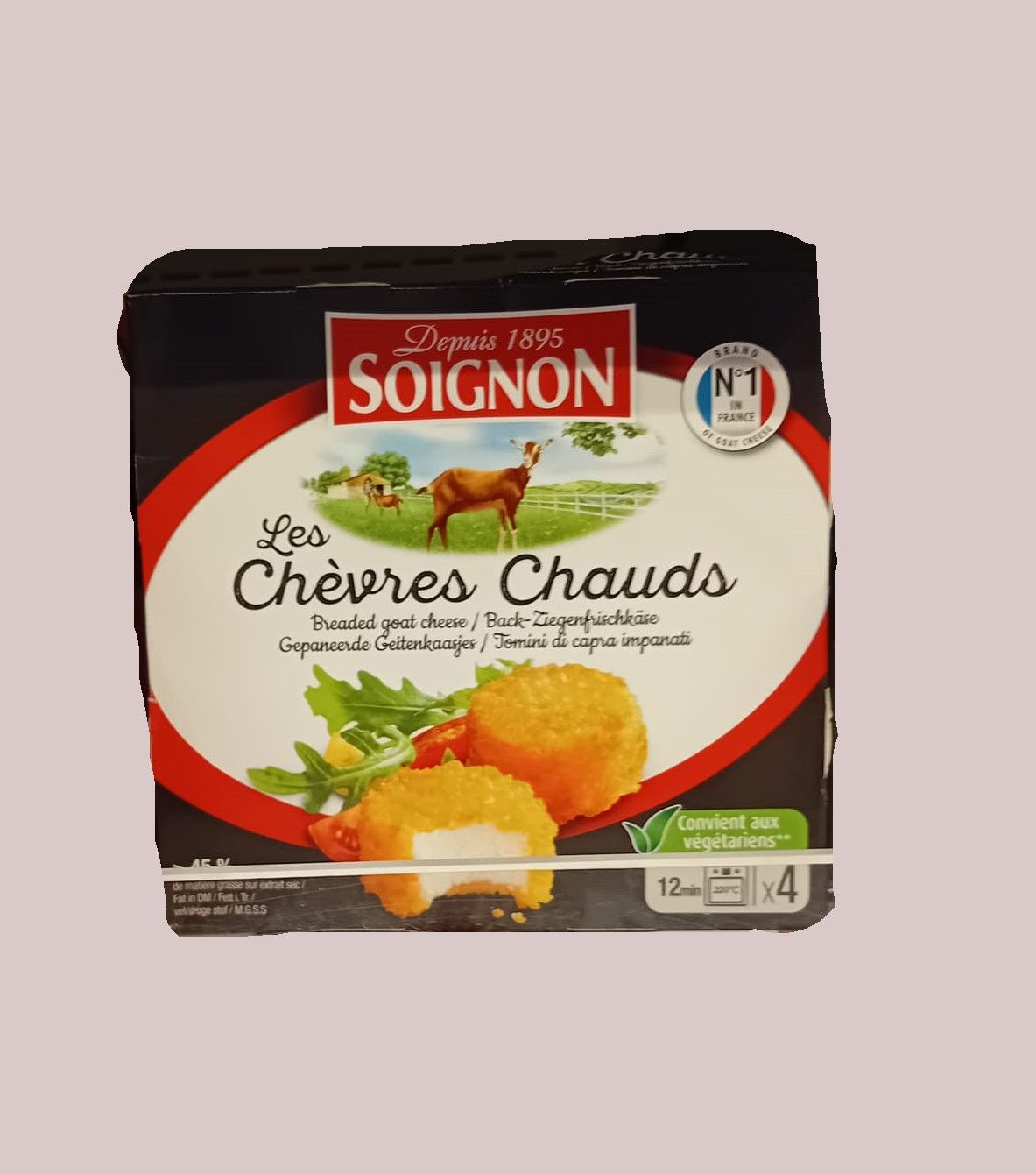 Soignon Chevre Chaud Nature 4x25g