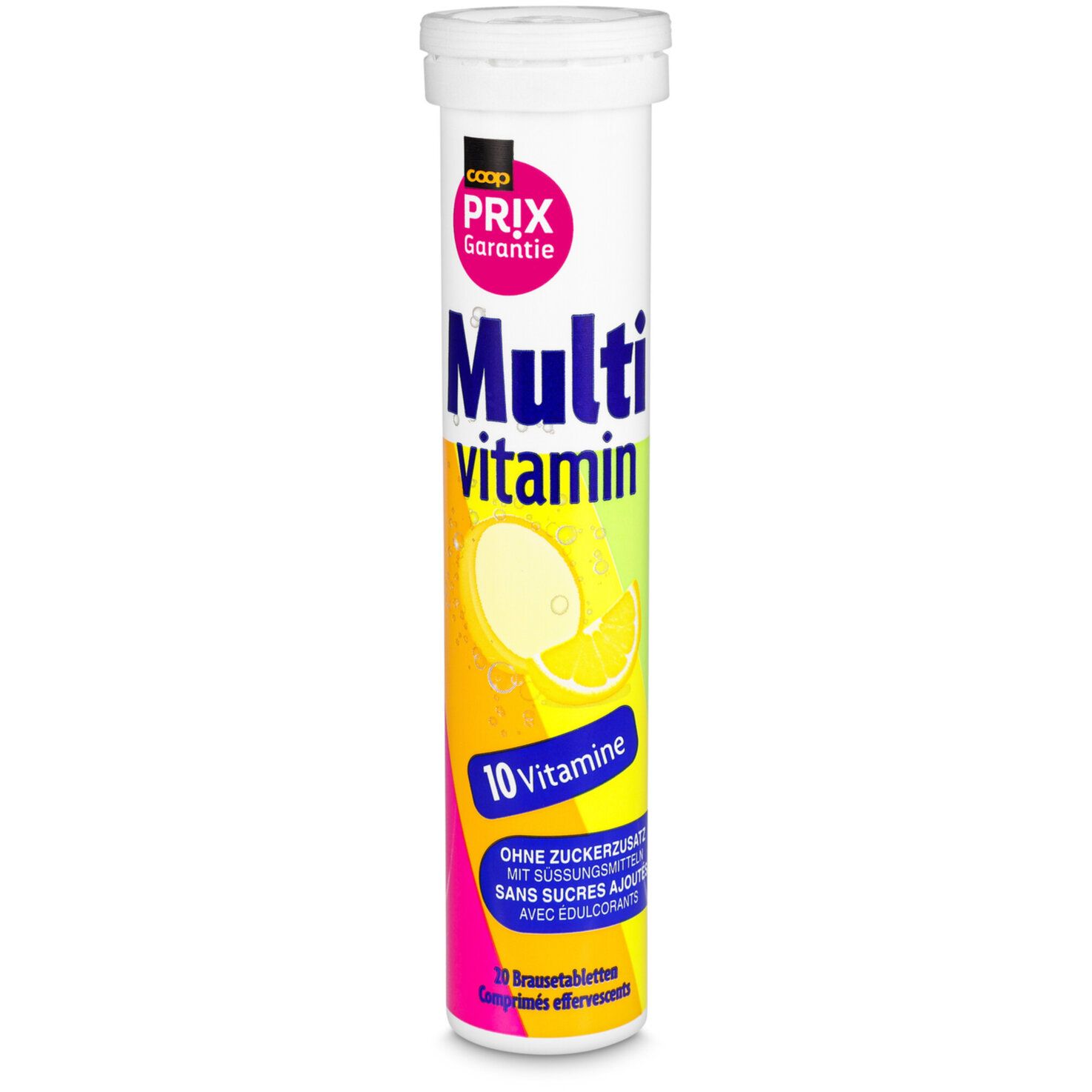 Comprimés effervescents vitamines 20 pièces