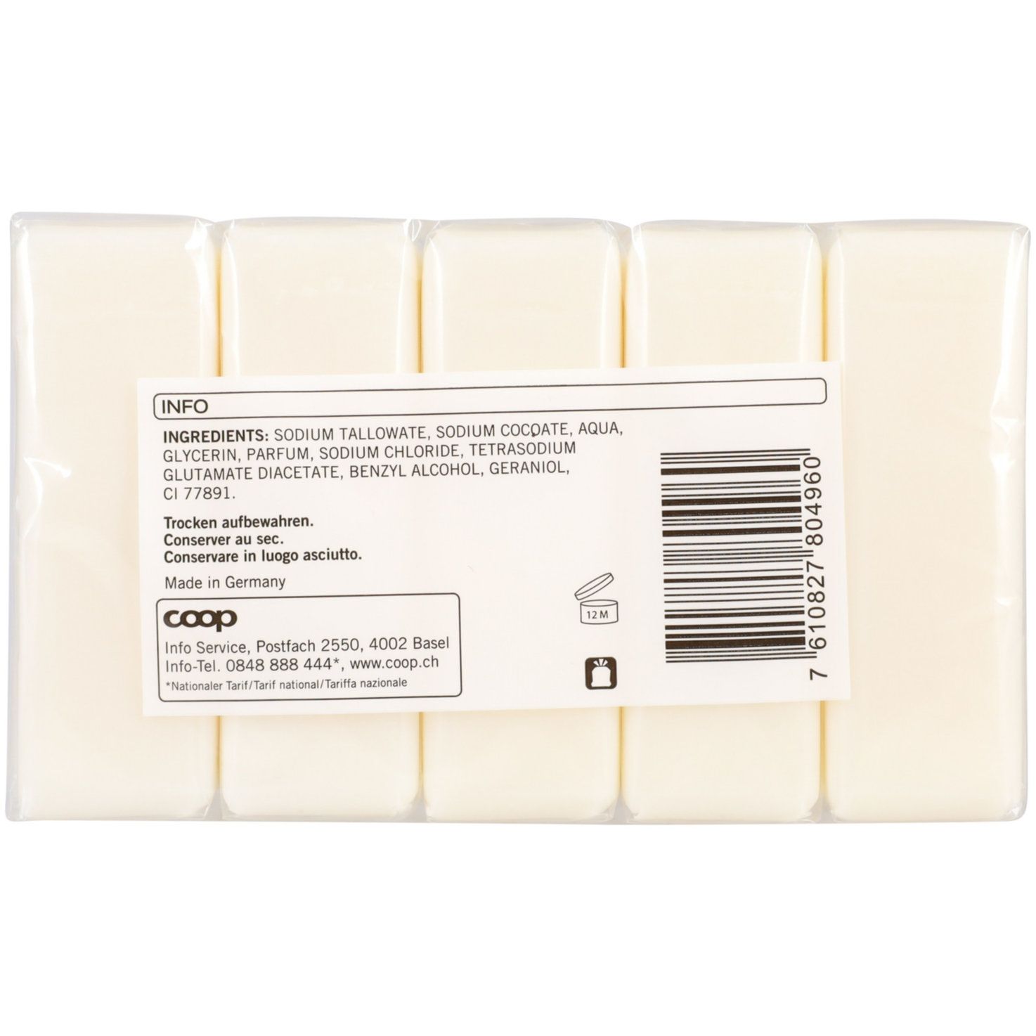 Savonnette doux  (5Pièces) 500g