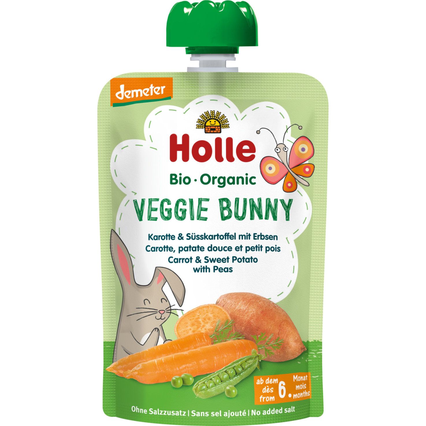 Holle Veggie Bunny gourde à partir de 6 mois+ (100g)