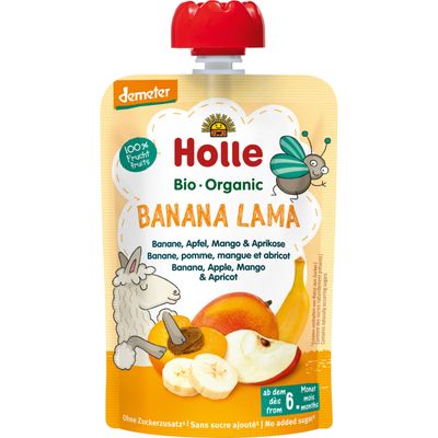 Holle Banana Lama gourde à partir de 6 mois+ (100g)