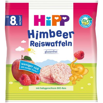Hipp Galettes de riz à la framboise 8 mois+ (30g)