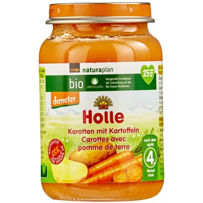 Demeter Bio Purée carotte &amp; pommes de terre 4 mois+ 190g