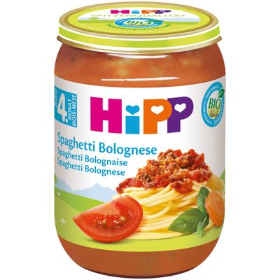 Hipp Organic Spaghetti Bolognese Puree 4 Months+  190g
