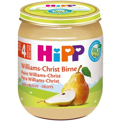 Hipp Purée de poire Williams-Christ bio 4 mois+  125g