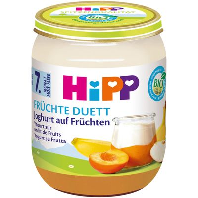 Hipp Yogourt sur un lit de fruits pour bébé 7 mois+  160g