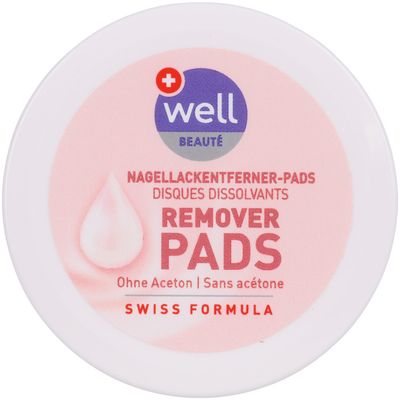Wel! Disques imprégnés de dissolvant pour vernis à ongle 25 pièces