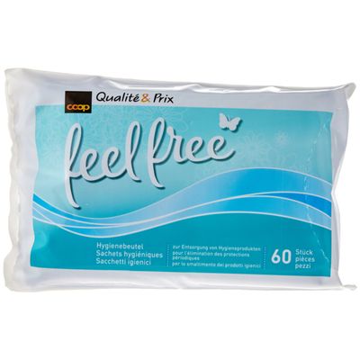 feel free Sachets hygiéniques 60 pièces