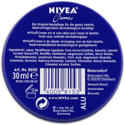 Nivea Crème boîte mini 30ml
