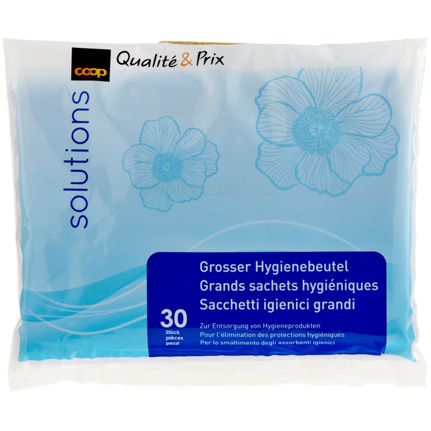 Solutions Sachets hygiéniques 30 pièces