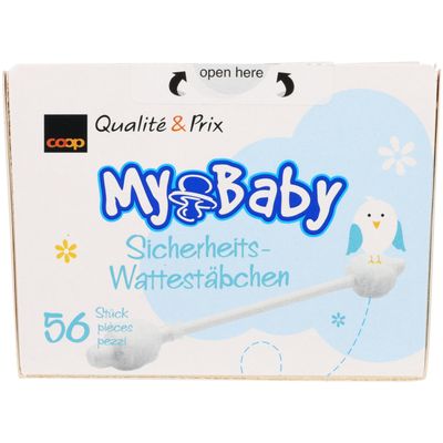 My Baby Coton-tiges 56 pièces 56pce