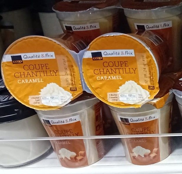 Coupe chantilly au caramel 2x125g