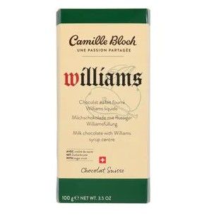 Camille Bloch Plaque de chocolat au Williams 100g