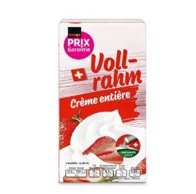 Crème entière 35% UHT 500 ml