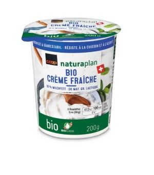 Crème fraîche nature 35% de matière grasse 200g