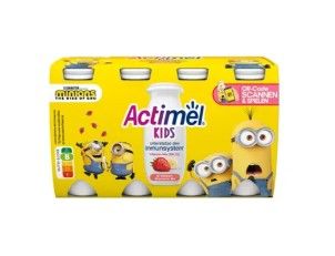 Boisson au yogourt Actimel Kids Fraise-Banane 8x100g
