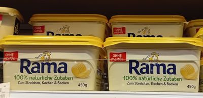 Margarine Rama pour tartiner, cuisiner et la pâtisserie 450g
