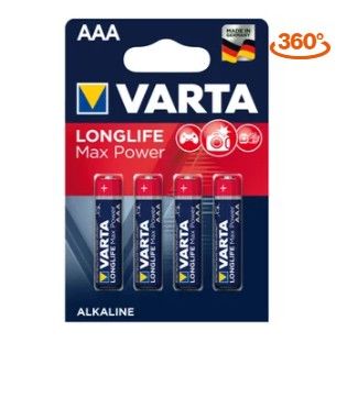 Varta Longlife Max Power AAA 4er Bli