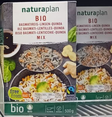 Bio FT Basmati Lentilles quinoa mix 500g
